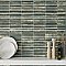 Rubik Verde 5-7/8" x 11-3/4" Ceramic Wall Tile - 22 Tiles Per Case - 10.78 Sq. Ft.