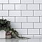 Crown Heights Glossy White 3" x 6" Subway Tile - Sold Per Case of 44 Tile - 6.03 Square Feet