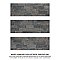 Irazu Antracita 7-7/8" x  23-1/2" Porcelain Wall Tile - 7 Tiles Per Case - 9.03 Sq. Ft.