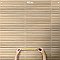 Spa Beige 11-7/8" x 35-1/2" Ceramic Wall Tile - 5 Tiles Per Case - 14.75 Square Feet