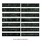 Menorca Black 2-1/2" x 12-7/8"   Ceramic Wall Tile - 28 Tiles Per Case - 6.44 Square Feet