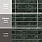 Menorca Black 2-1/2" x 12-7/8"   Ceramic Wall Tile - 28 Tiles Per Case - 6.44 Square Feet