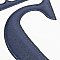 Sevillano Flora Address Letter C 2-1/8" x 4-3/8" Ceramic Wall Tile - Sold by the individual piece