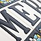 Sevillano Flora Address Letter C 2-1/8" x 4-3/8" Ceramic Wall Tile - Sold by the individual piece