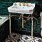 Victoriahaus Bathroom 24" Console  Sink - Metal Console - Multiple Finishes