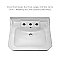Victoriahaus Bathroom 24" Console  Sink - Metal Console - Multiple Finishes