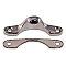 Narrow Replacement Strike/Keeper for Sash Locks - Polished Nickel