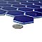 Metro Ion 2" Hex Sapphire 11-1/8" x 12-5/8" Porcelain Mosaic Floor & Wall Tile