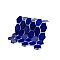 Metro Ion 2" Hex Sapphire 11-1/8" x 12-5/8" Porcelain Mosaic Floor & Wall Tile