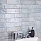 Biarritz Blue 3" x 12" Ceramic Wall Subway Tile - Sold Per Case of 22 - 5.72 Sq. Ft.