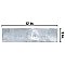 Biarritz Blue 3" x 12" Ceramic Wall Subway Tile - Sold Per Case of 22 - 5.72 Sq. Ft.