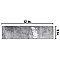 Biarritz Grey 3" x 12" Ceramic Wall Subway Tile - Sold Per Case of 22 - 5.72 Sq. Ft.
