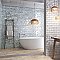 Biarritz Blue 3"x6" Ceramic Wall Subway Tile - Sold Per Case of 44 - 5.72 Square Feet