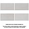Camden Decor Antique Bianco 4" x 8" Ceramic Subway Wall Tile - Sold Per Case of 50 - 11.90 Square Feet