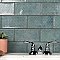 Camden Decor Emerald Green 4" x 8" Ceramic Subway Wall Tile - Sold Per Case of 50 - 11.90 Square Feet