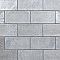 Camden Decor Light Grey 4" x 8" Ceramic Subway Wall Tile - Sold Per Case of 50 - 11.90 Square Feet