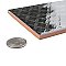 Camden Decor Nero Charcoal 4" x 8" Ceramic Subway Wall Tile - Sold Per Case of 50 - 11.90 Square Feet