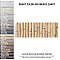 Bamboo Haven Tiki Cream 5-7/8" x 11-7/8" Ceramic Wall Tile - 20 Tiles Per Case - 9.8 Sq. Ft.