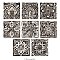 Mandala Decor Mix Mystikos 7-7/8" x 7-7/8" Ceramic Wall Tile - 25 Tiles Per Case - 11.0 Square Feet