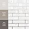 Arches Brick White 2-1/2" x 9-7/8" Ceramic Wall Tile - 32 Tiles Per Case - 5.76 Square Feet