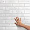 Arches Brick White 2-1/2" x 9-7/8" Ceramic Wall Tile - 32 Tiles Per Case - 5.76 Square Feet