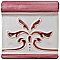 Novecento Friso Evoli Burdeos 5-1/8" x 5-1/8" Ceramic Trim or Liner Tile - Sold Per Tile