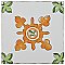 Novecento Centro Paterna 5-1/8" x 5-1/8" Ceramic Tile - Per Case of 30 - 5.87 Sq. Feet