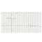 Kings Loft White 7-7/8" x 15-3/4" Ceramic Wall Tile - 12 Tiles Per Case - 10.44 Square Feet