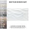 More Natur Matte White 9-7/8" x 15-3/4" Ceramic Wall Tile - 10.90 Sq. Ft. Per Case - 10 Tile Per Case