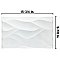 More Natur Matte White 9-7/8" x 15-3/4" Ceramic Wall Tile - 10.90 Sq. Ft. Per Case - 10 Tile Per Case