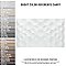 More Pure Matte White 9-7/8" x 15-3/4" Ceramic Wall Tile - 10.90 Sq. Ft. Per Case - 10 Tile Per Case