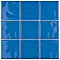 Twist Square Blue Sky 11-3/4" x 11-3/4" Ceramic Mosaic Tile - 10 Tiles Per Case - 9.8 Sq. Ft.