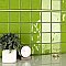 Twist Square Green Kiwi 11-3/4" x 11-3/4" Ceramic Mosaic Tile - aic10 Tiles Per Case - 9.8 Sq. Ft.