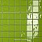 Twist Square Green Kiwi 11-3/4" x 11-3/4" Ceramic Mosaic Tile - aic10 Tiles Per Case - 9.8 Sq. Ft.