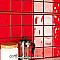Twist Square Red Cherry 11-3/4" x 11-3/4" Ceramic Mosaic Tile - aic10 Tiles Per Case - 9.8 Sq. Ft.