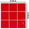 Twist Square Red Cherry 11-3/4" x 11-3/4" Ceramic Mosaic Tile - aic10 Tiles Per Case - 9.8 Sq. Ft.