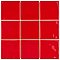 Twist Square Red Cherry 11-3/4" x 11-3/4" Ceramic Mosaic Tile - aic10 Tiles Per Case - 9.8 Sq. Ft.