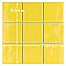 Twist Square Yellow Lemon 11-3/4" x 11-3/4" Ceramic Mosaic Tile - 10 Tiles Per Case - 9.8 Sq. Ft.