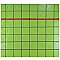 Twist Orange Sunset 1/2" x 11-3/4" Cana Cigarro Ceramic Wall Trim Tile - Sold by the individual piece