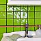 Twist Orange Sunset 1/2" x 11-3/4" Cana Cigarro Ceramic Wall Trim Tile - Sold by the individual piece
