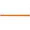 Twist Orange Sunset 1/2" x 11-3/4" Cana Cigarro Ceramic Wall Trim Tile - Sold by the individual piece