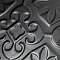 Triplex Valverde Black 7-3/4" x 7-3/4" Ceramic W Tile - 25 Tiles Per Case - 10.5 Sq. Ft.