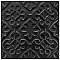 Triplex Valverde Black 7-3/4" x 7-3/4" Ceramic W Tile - 25 Tiles Per Case - 10.5 Sq. Ft.