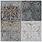 Antigua Lis Mix 13" x 13" Porcelain Wall Tile - Sold Per Case of 9 - 10.62 Sq. Ft.