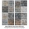 Antigua Lis Mix 13" x 13" Porcelain Wall Tile - Sold Per Case of 9 - 10.62 Sq. Ft.