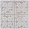 Antigua Lis White 13" x 13" Porcelain Wall Tile - Sold Per Case of 9 - 10.62 Sq. Ft.