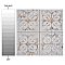 Antigua Lis White 13" x 13" Porcelain Wall Tile - Sold Per Case of 9 - 10.62 Sq. Ft.
