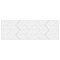 Lumiere Lelue Blanco 11-3/4" x 35-3/8" Ceramic Wall Tile - 4 Tiles Per Case - 11.64 Square Feet