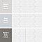 Lumiere Lelue Blanco 11-3/4" x 35-3/8" Ceramic Wall Tile - 4 Tiles Per Case - 11.64 Square Feet