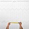 Lumiere Lelue Blanco 11-3/4" x 35-3/8" Ceramic Wall Tile - 4 Tiles Per Case - 11.64 Square Feet